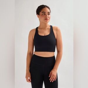 Girlfriend collective Black Paloma Racerback Bra